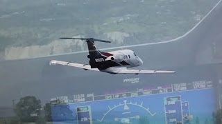 Carenado Phenom 100 FSXP3D  Lyon to Courchevel  HD [upl. by Sineray]