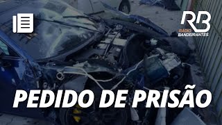 Polícia faz novo pedido de prisão para motorista do Porsche  Bandeirantes Acontece [upl. by Dualc684]