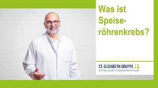 Speiseröhrenkrebs – Teil 1Schnelle Fragerunde mit dem Chefarzt der Allgemein und Viszeralchirurgie [upl. by Fredra229]