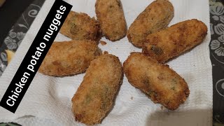 storable snack  chicken potato nuggets  evening snack recipe [upl. by Schwartz]