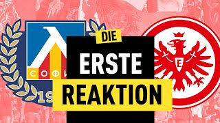 11 in Sofia Eintracht Frankfurt verspielt durch LastMinuteSchocker gute Ausgangslage  Reaktion [upl. by Samford]