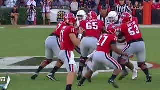 JAKE FROMM FLEA FLICKER TD PASS AGAINST Mississippi State GODAWGS DAWGS UGA [upl. by Gilbart123]