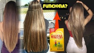 MAIZENA para ALISAR el CABELLO  Alisa tu pelo sin calor  Tutorial  Cómo alaciar el pelo  Tips [upl. by Armington110]