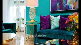 Vibrant amp Luxurious Colorful Living Room Decor [upl. by Wallach]