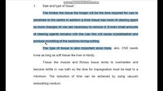 Technique of impregnation in tissue processing  factors affecting Time of impregnation  DMLT RPMC [upl. by Anatsirhc]