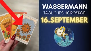 Schlechte Neuigkeiten 😥😡 Horoskop  Wassermann  16September 2022 [upl. by Meadow]