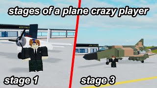 stages of a plane crazy player [upl. by Ailatan]