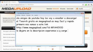 Como Descargar El Tsearch Gratis Mediafire [upl. by Aicilihp]