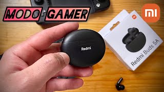 Redmi Buds 5A  Testei Modo gamer Review Vale a Pena [upl. by Nyletac]