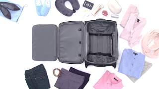 Discover The Intelligent Packing Options of A Travelpro Crew 11 22quot Expandable Upright Suiter [upl. by Ynahirb]