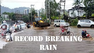 Highest singleday rainfall in the world  Record breaking rain in Mawsynram on June 16 2022 [upl. by Asirak]