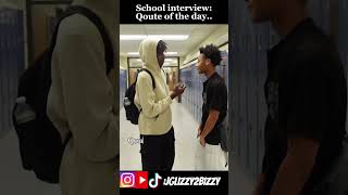 School interview pt6 fypシ school funny interview jglizzy2bizzy publicinterview [upl. by Sirref]