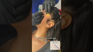 Watch the amazing result of quotfox eye threadsquot [upl. by Ahsile]