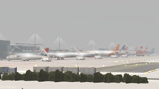 2 De Havilland Comet and Snowy Gameplay at INNSBRUCK Airport  Plane Spotting  World of Airports [upl. by Aneetsirk446]