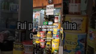 🇦🇷Fui para Argentina com R100 reais e aconteceu isso😱 argentina puertoiguazu [upl. by Yerak338]