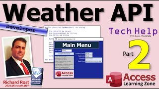 How to Use a WebBased Weather API To Pull Current Weather Data into Microsoft Access Part 2 [upl. by Loeb664]