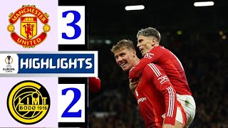 Manchester United vs BodøGlimt 32 Extended HIGHLIGHTS  UEFA Europa League [upl. by Ekez]