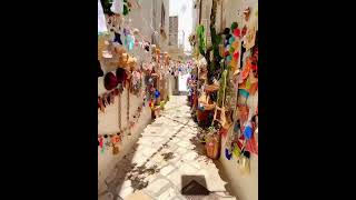 Polignano Mare city on cliff overlooking sea 🩵 italia italy puglia viral shorts exploravista [upl. by Gris]