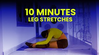 10 MINUTES LEG STRETCHES  AFTER INTENSE LEG DAY [upl. by Iney166]