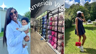 America Vlog 🇺🇸  I went shopping alone 👗👠👛  We met some of our amazing fans in America 💃🏽 [upl. by Simson959]