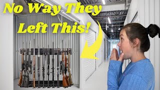 This Abandoned Storage Unit had WEAPONS In It [upl. by Tamera]