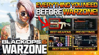 Top 5 Things To Do BEFORE BO6 Warzone Meta Settings amp More [upl. by Aneelak]