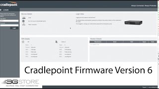 Cradlepoint Firmware Version 6  Part 1 How to Upgrade [upl. by Acinor]