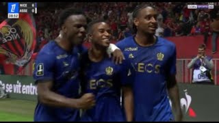 Youssoufa Moukoko Goal Nice vs SaintÉtienne 80 All Goals and Extended Highlights [upl. by Woods370]