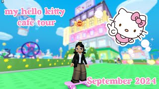 My Hello Kitty Cafe Tour  September 2024 ✦ [upl. by Ahsaten652]