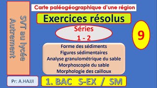 Exercices résolus QCM sur la réalisation de la carte paléogéographique dune région sédimentaire 1 [upl. by Rabush372]