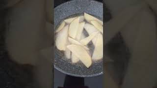 Frying potato chips [upl. by Legnalos]