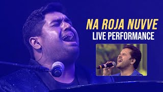 Na Roja Nuvve Song Live Performance By Hesham Abdul Wahab amp Javed Ali  Kushi Musical Concert [upl. by Beatty]