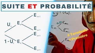 PROBABILITÉ CONDITIONNELLE ET SUITE ARITHMETICO GEOMETRIQUE  Première  Terminale [upl. by Haiacim77]