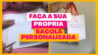 Faça a sua própria sacola de papel personalizada para sua loja [upl. by Roban]