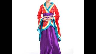 Japanese Kimono Evening Dress Women Sexy Satin Yukata Performance Dance Halloween Costume A158667 [upl. by Llenrub]