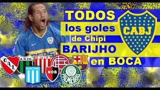 TODOS los goles de chipi BARIJHO en Boca Jrs [upl. by Naujuj]