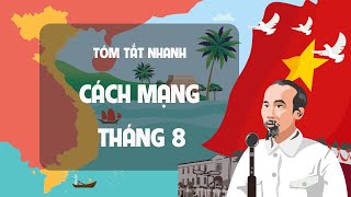 Cách mạng tháng 8  Tóm tắt nhanh lịch sử Việt Nam  EZ Sử [upl. by Tarsus]