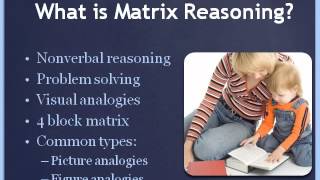 An Introduction WPPSI Matrix Reasoning [upl. by Ladonna323]