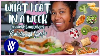 weight watchers what i eat in a week  realistic and simple recipes [upl. by Carlita]