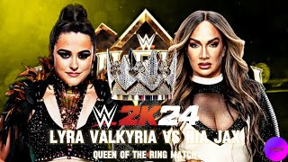 WWE 2K24 Lyra Valkyria Vs Nia Jax  Queen Of The Ring Match  King amp Queen Of The Ring 2024 [upl. by Maxentia]