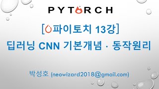 PyTorch 강의 13강 딥러닝 CNN 기본개념 및 동작원리 [upl. by Atteuqal]