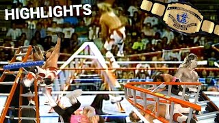 Shawn Micheals vs Bret Hart Intercontinental Championship Ladder Match [upl. by Litta]