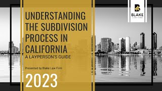 Understanding the Subdivision Process in California [upl. by Nayab]