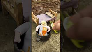 Murgi Ne Kuchh Nahi Khaya 🐔  mini wood artmini woodworking skillTreatment Art shorts [upl. by Aihsena440]