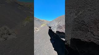 VOLCANO SCIENCE Valley Margin with 1736 Tholeiite Valley Fill on Lanzarote lava volcano geology [upl. by Neelac]