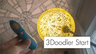 Making Art with the 3Doodler Start  3D pen review [upl. by Feerahs155]