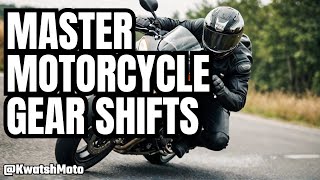 How To Shift Up And Down On a Motorcycle [upl. by Jobye]