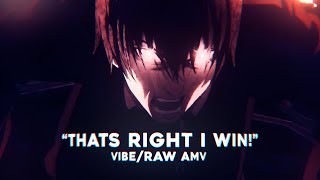 「THATS RIGHT I WIN」DEATH NOTE RELIGHTREWRITE「RAWVIBESTORYTELLING」4K SCRAP [upl. by Niliac]