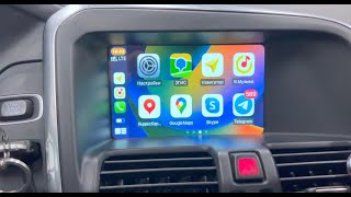 Дооснащение Carplay Android Auto для Volvo XC60 2016 [upl. by Zerimar]