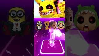 Baby Minions Exe Baby Pikachu Exe Tablet Girl Exe Little Angel Exe  Tiles Hop EDM Rsuh shorts [upl. by Miarfe]